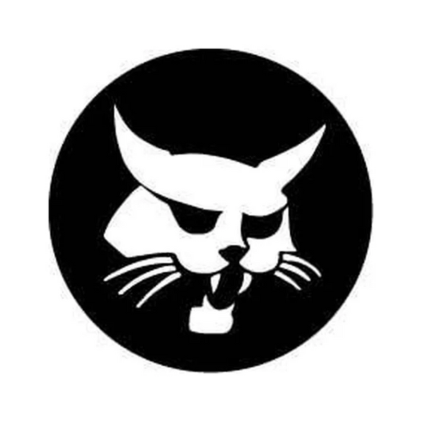 Bobcat 7217726 Bobcat Head Logo Steering Wheel Decal for VersaHandler Telehandlers, 7217726