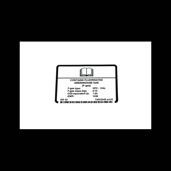 HVAC Decal for Loaders, 7365364