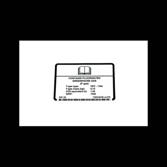 HVAC Decal for Loaders, 7365364